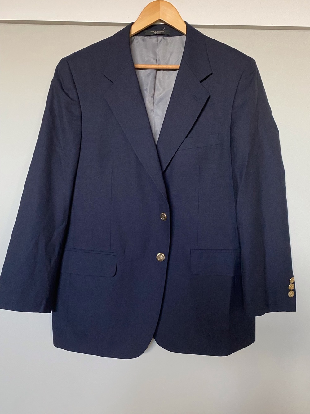 Petrocelli wool Men's Two-Button blazer coat 40S
